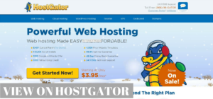 Hostgator Home Page Screenshot Take 1/22/2017